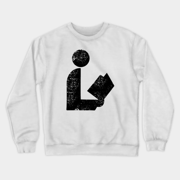 National Library Symbol Crewneck Sweatshirt by rajem